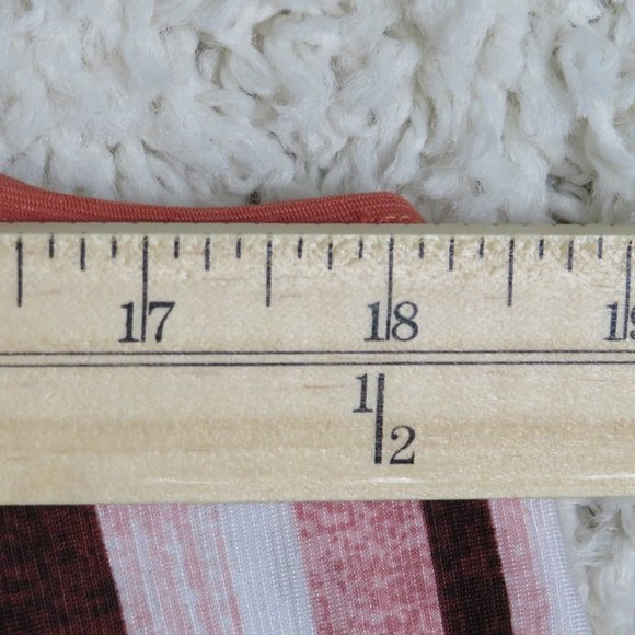 NAIF*‎ Women's Cold Shoulder Keyhole Front/Back Curved Hem Pullover Blouse~Large - Picture 6 of 10